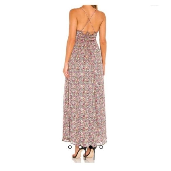 For Love & Lemons Joelle Maxi Dress in Multi - Picture 3 of 10
